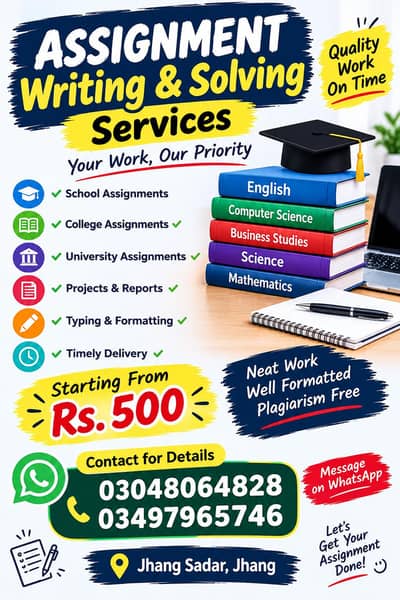 assignment writing and solving services