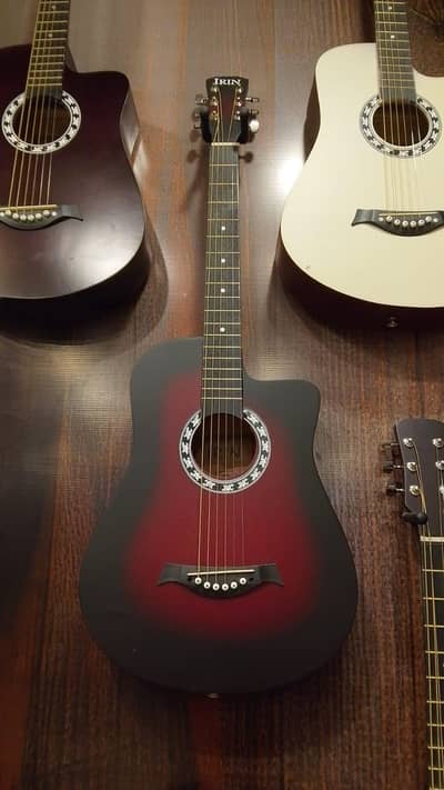 38 Inches IRIN Acoustic Guitar Minor Scratches on Back Side