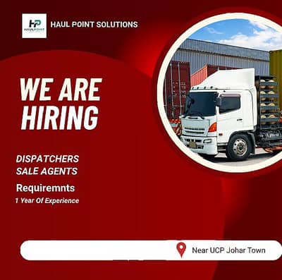 Senior dispatchers and sales agent 03356 823251 only Whatsapp