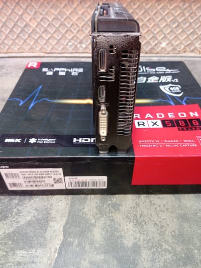 Radeon RX 580 8GB GDDR5 2048SP SAPPHIRE PULSE WITH BOX