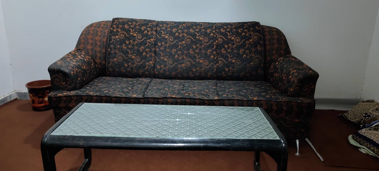 Sofa Set + Center Table 0