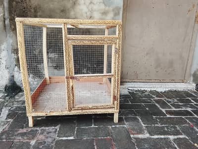 wood cage