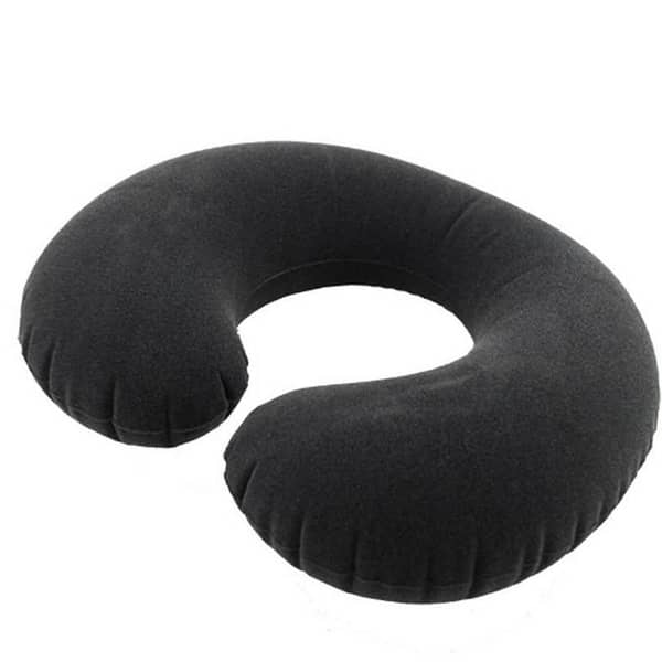 Portable Inflatable Travel Pillow: Car Head Rest / Neck Pillow for Travel, Office, and Airplane