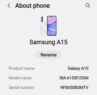 Samsung Mobile A15 5G