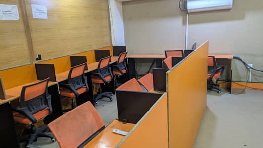 Furnished Office for Rent in Johar Town Near PIA Raod Best for (Call center + Software house + Marketing Office & Other Setup as You Want)
