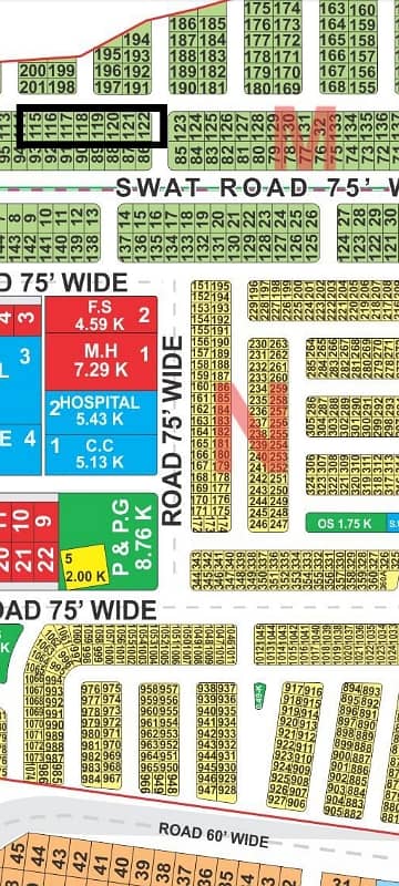 On Ground Near To Possacion 10 Marla Plot For Sale Direct Access From 300'Feet Jhelum Road