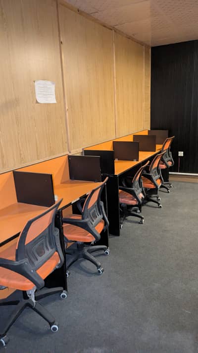 Furnished Office for Rent in Johar Town Near PIA Road Best for (Call center + Software house + Co Working Space +Marketing Office & Other Setup as You Want)