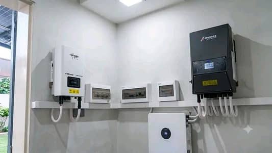 solar installation solar inverter repairing elevated structure