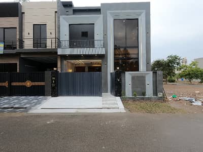 Bank Finance Available - Facing Park 5 Marla Modern House For Sale In Palm City Lahore