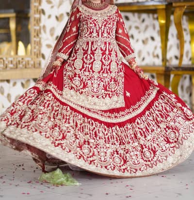 Bridal Lehnga deep red