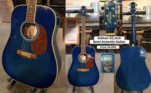 Ashton Semi Acoustic Guitar 42,inch /Piano/keyboard/amp/bass/electric