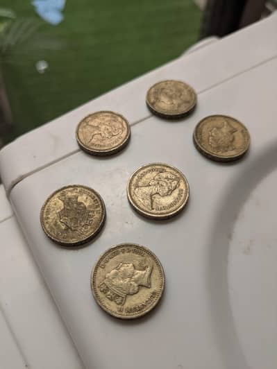 Vintage British £1 Coins-1983 to 1995  Elizabeth II