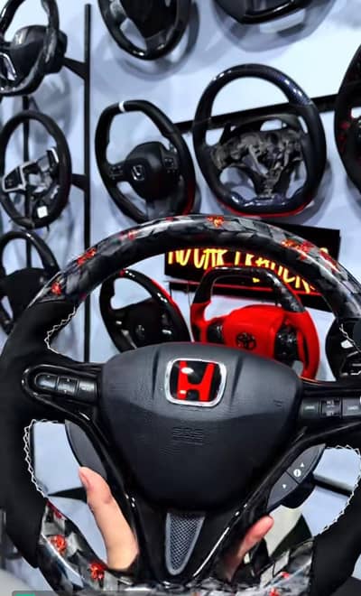 carbon steering whell gunune