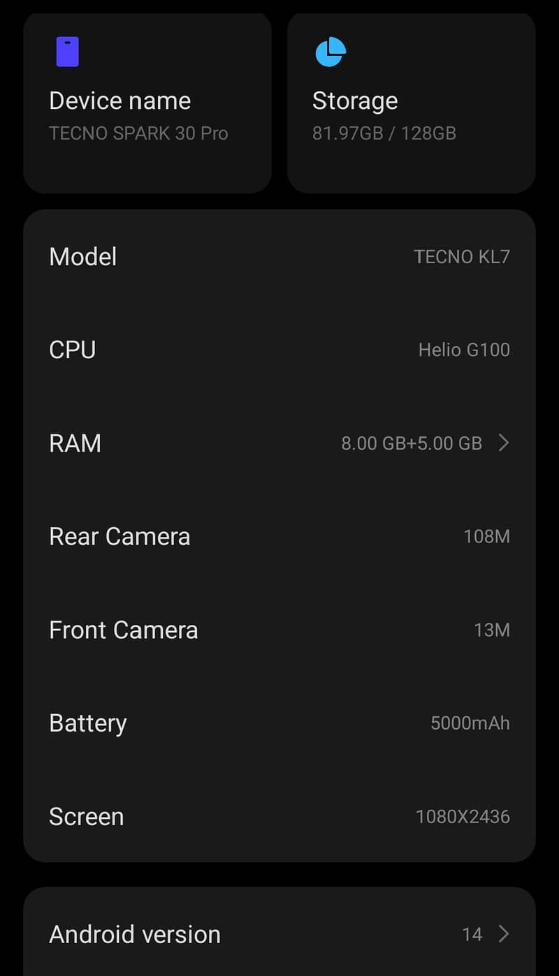 Tecno SPARK 30 Pro 4