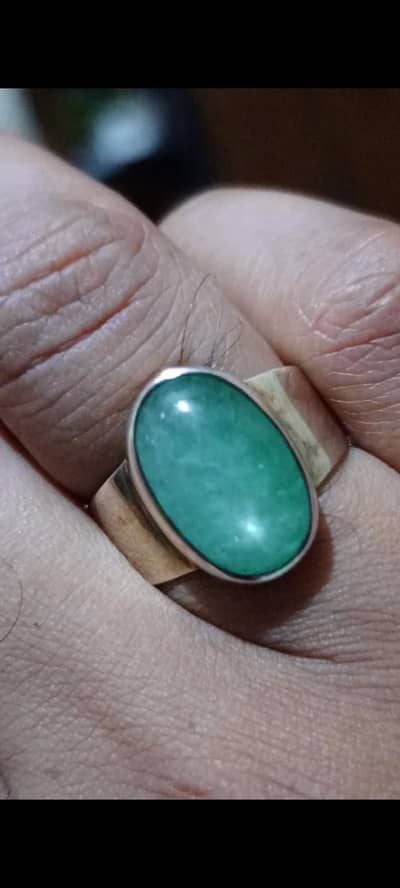 Zamrud Emerald 11 cerat chitral mine ring