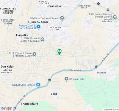 DHA Phase 9 Prism TOP location plots Q 389 PLOT facing THEME park Available For Sale