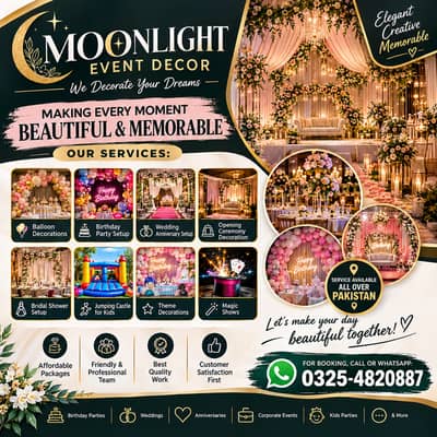 Event Decorators | Birthday, Wedding & Party Decoration Services