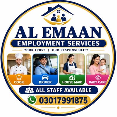 Available. Cook kitchen helper chef nurse Baby care. couple. Driver
