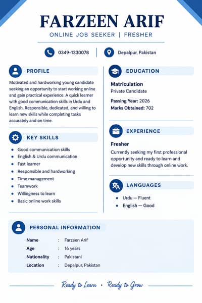 Required a online part time job