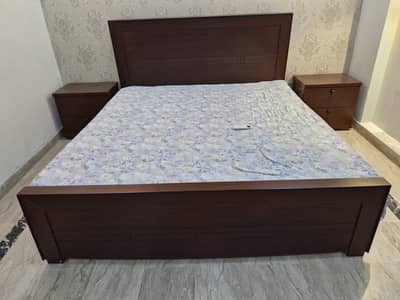 Bed Set and Side Tables for Sale
