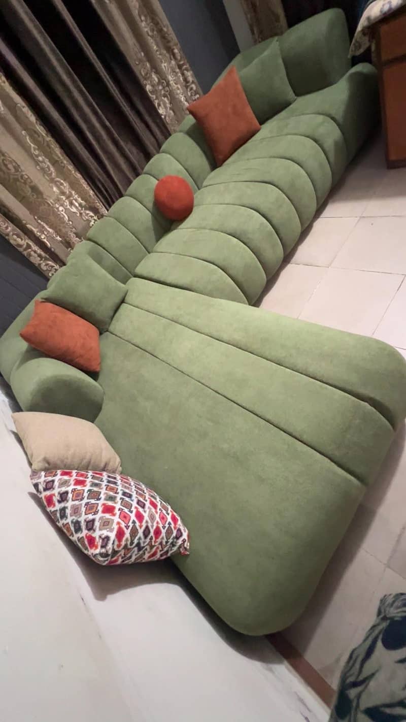 L shaped sofa 0