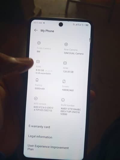 Infinix Hot 30 – 8GB RAM + 8GB Extended | 128GB Storage