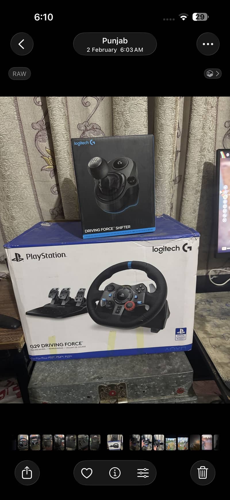 Logitech G29 wheel 0