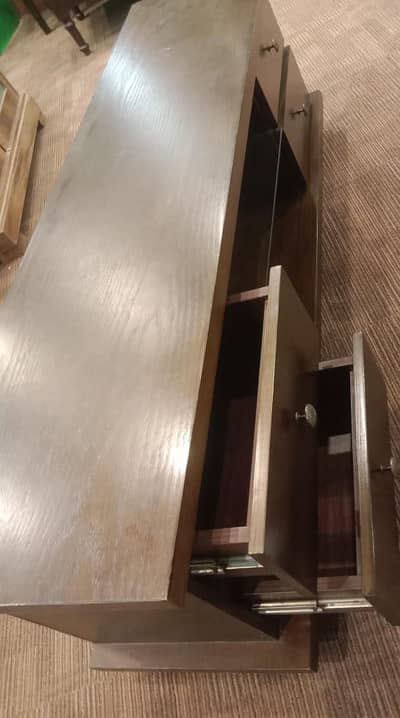 Wooden TV Trolley