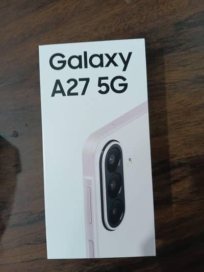 Samsung A27 256GB box open