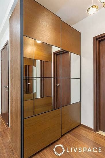 WOOD WORK//CENTRE TABLE//WARDROBE//TILE WORK 13