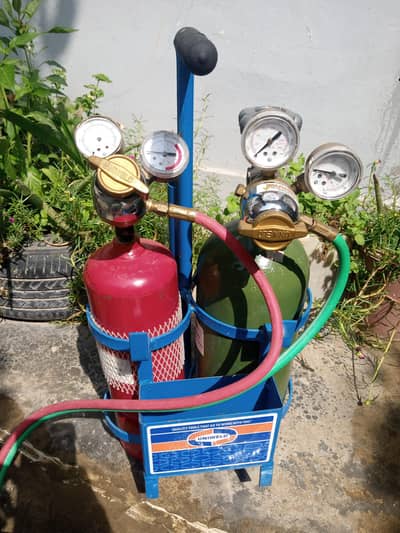 Original Uniweld Complete Gas Welding Set Oxygen + Acetylene Gas Fille