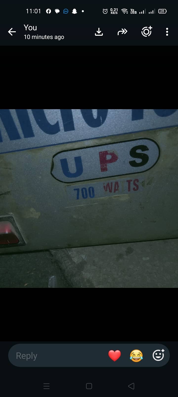 Ups Micro Tech working condition 0