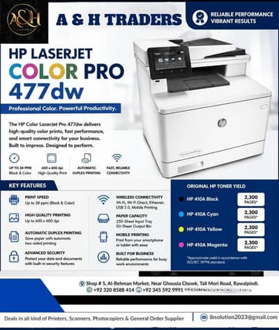 HP LATEST PRINTERS AND MFP