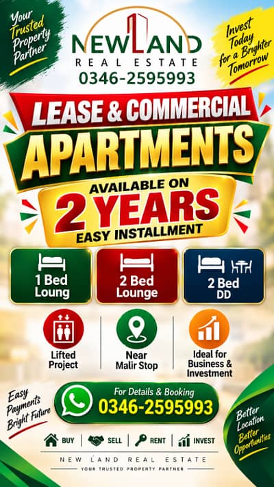 APARTMENTS AVAILABLE ON 24 MONTHS INSTALLMENT