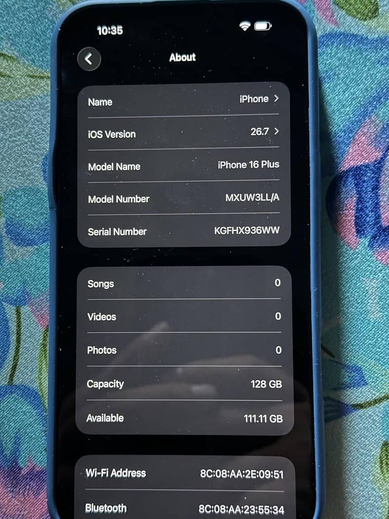 iPhone 16 plus 8