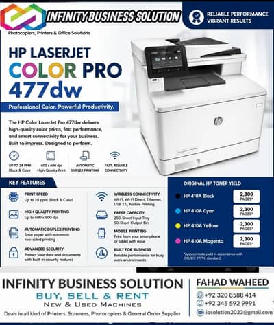 HP COLOR AND BLACK & WHITE PRINTERS