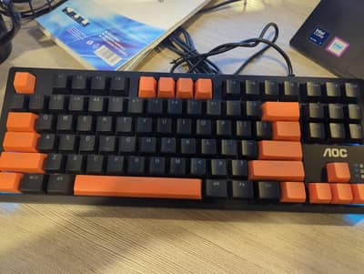 AOC GK-230 mechanical keyboard 87 keys blue switch wired