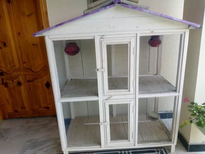 pure wooden cage of pets