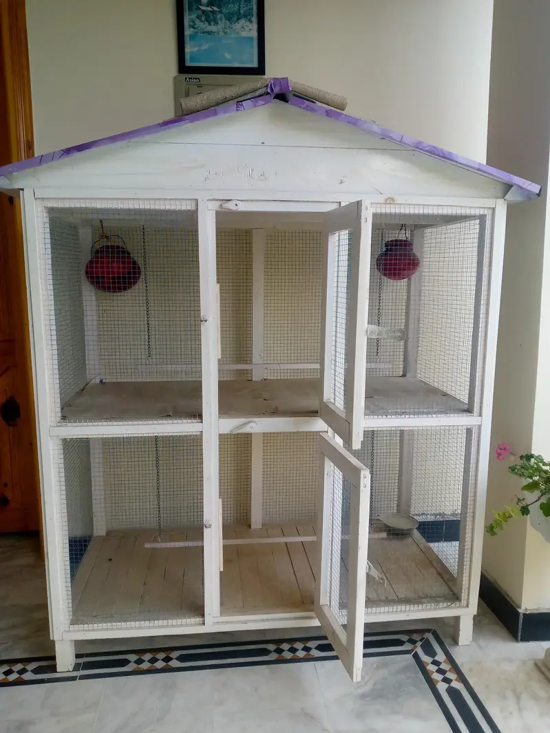 pure wooden cage of pets — photo 6