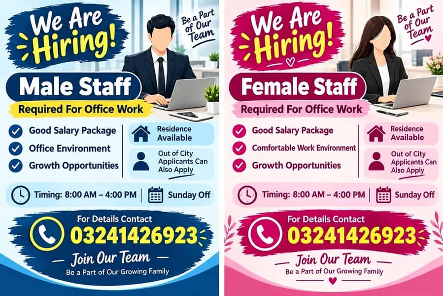 Need staff 0