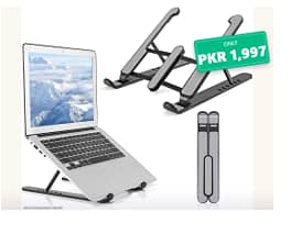 Adjustable & Foldable Laptop Stand - Brand New