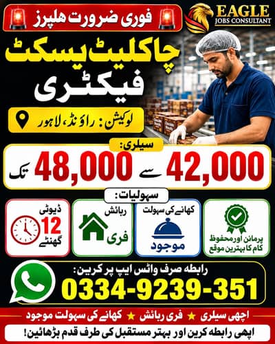 Factory jobs in lahore | Jobs in lahore