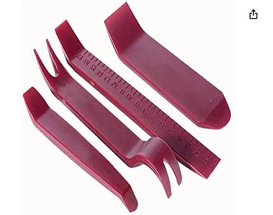 4 Pcs Auto Trim Removal Tool Set Car Door Panel Dash Audio Stereo Fastener Remover Kit R5717