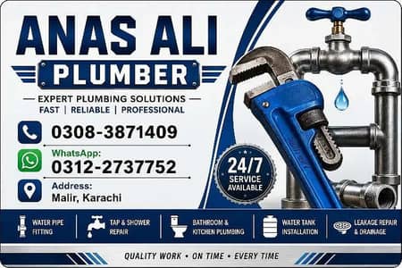 I need work plumber work