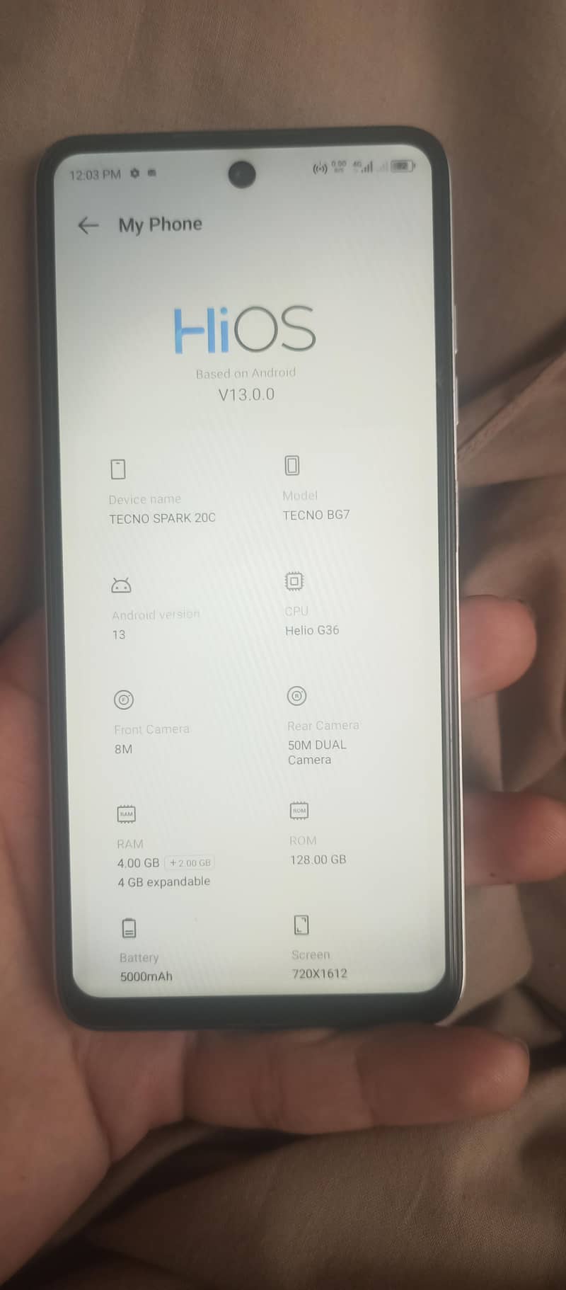 Tecno Spark 20C 4