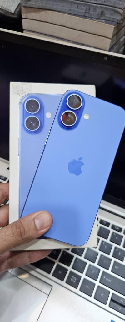 Apple iPhone 16 256gb JV With Box Blue Color