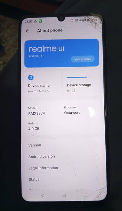 Realme Note 50 urgent sale