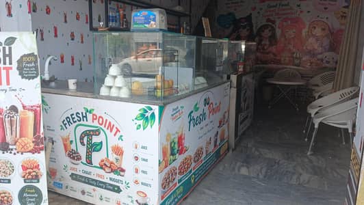 juice and fast food shop setup
