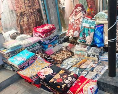 Rahim Yar Khan City Bazar. Kambal, Bedsheet