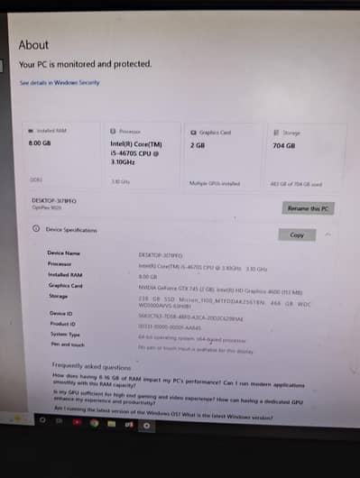 i5 4th generation dell tower machine